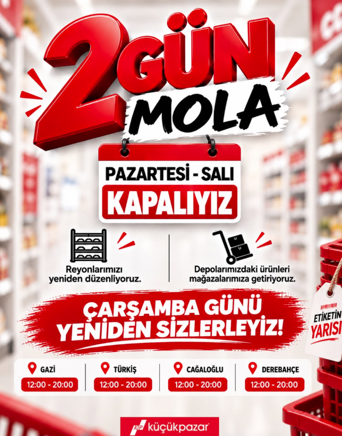 samsun haber: Samsun'da Küçükpazar'dan müşterilerine duyuru!
