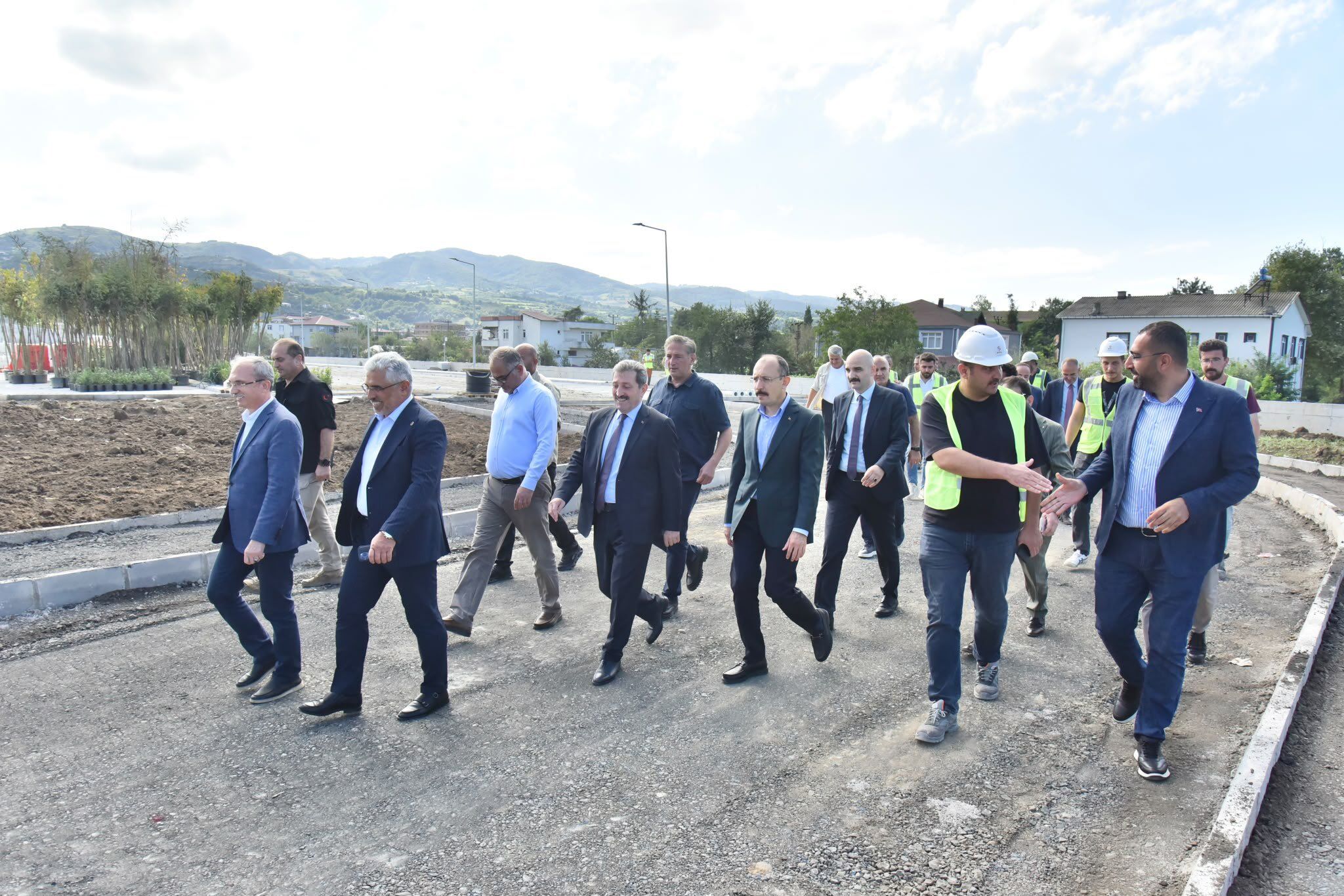 samsun haber.. Dr. Mehmet Muş sahada! Samsun’da hastane yatırımlarına yakın takip