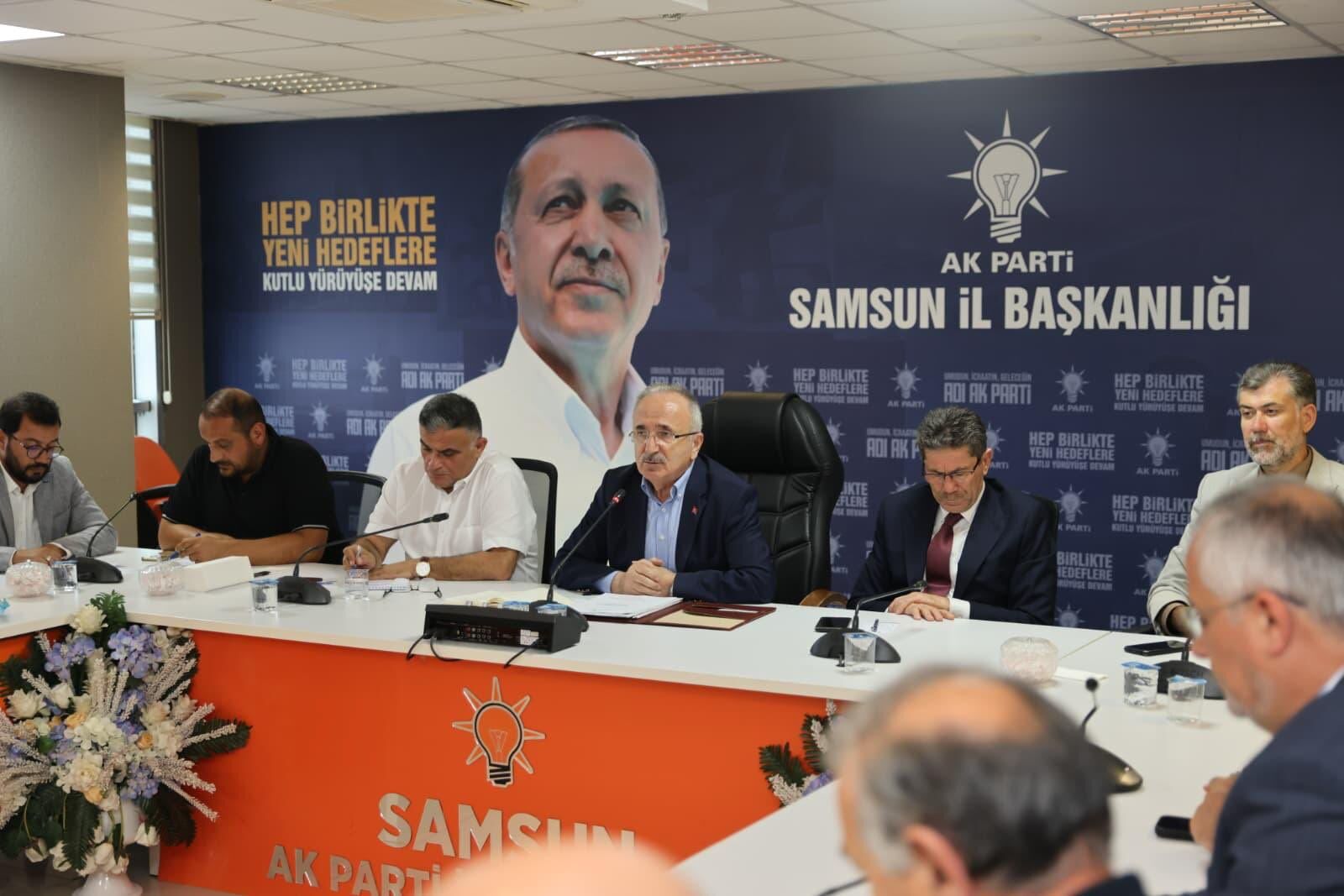 Samsun Haber: AK Parti Samsun’da Erdoğan ziyareti öncesi hazırlık toplantısı