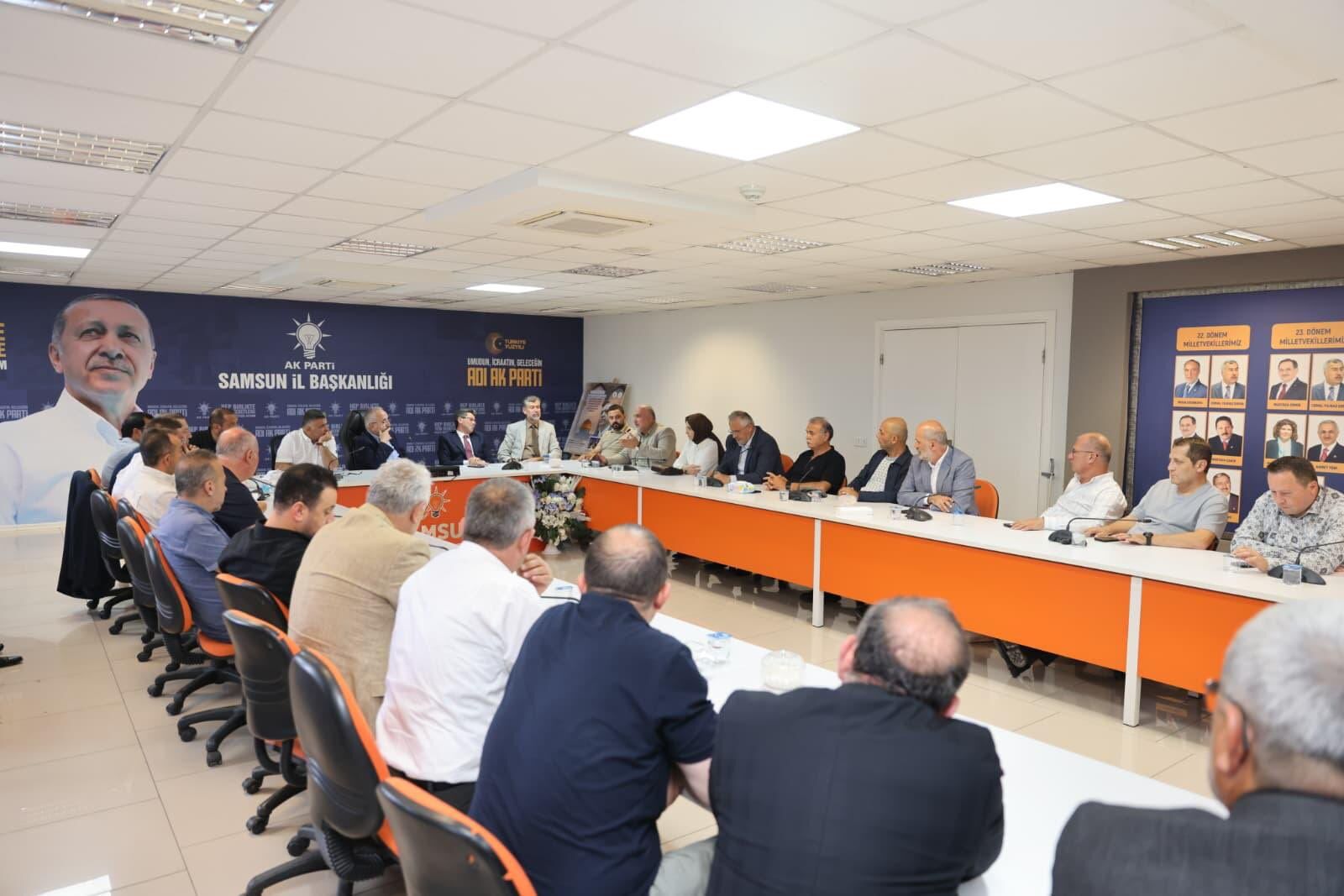 Samsun Haber: AK Parti Samsun’da Erdoğan ziyareti öncesi hazırlık toplantısı