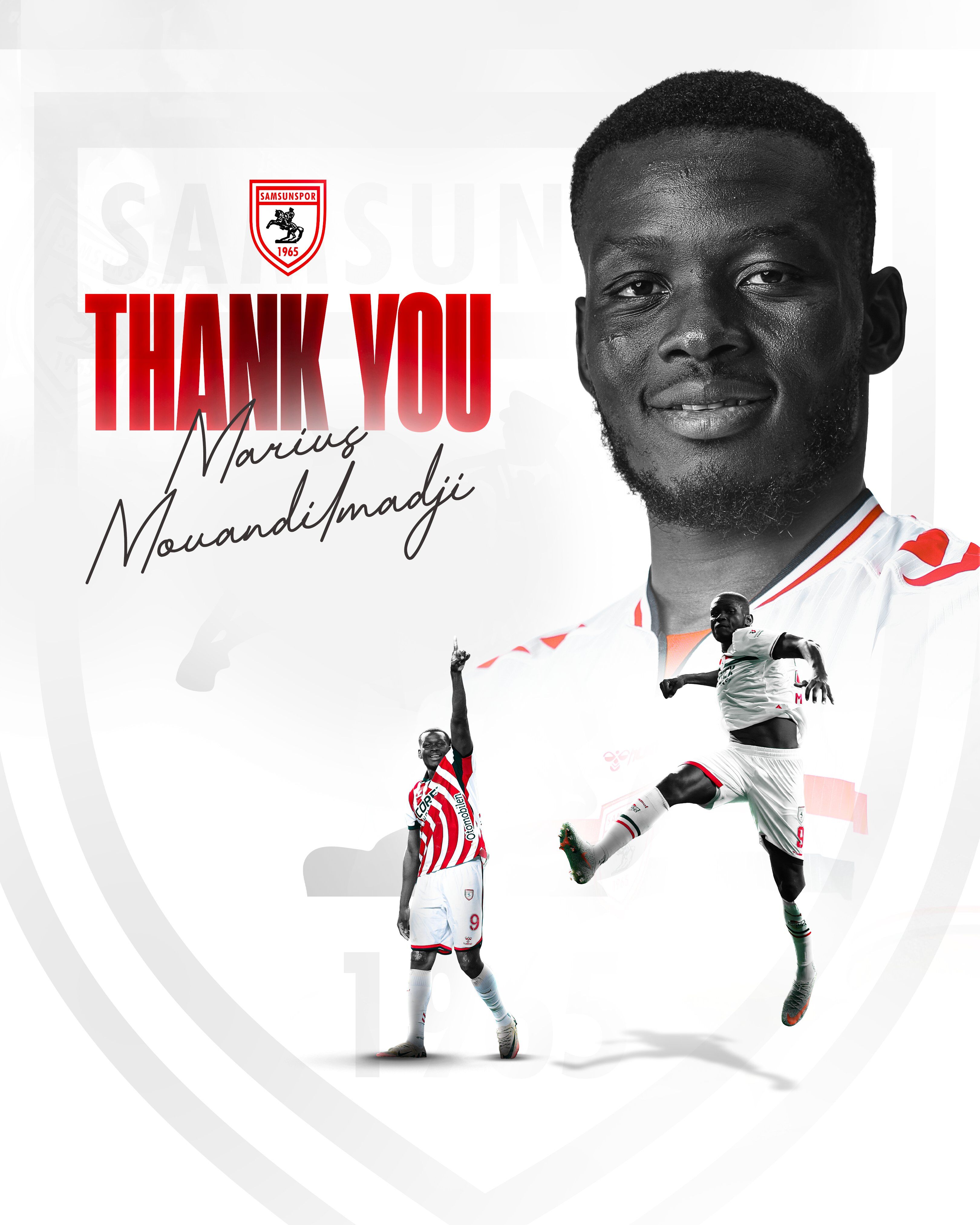 samsunspor haber Samsunspor’dan Marius Mouandilmadji’ye veda