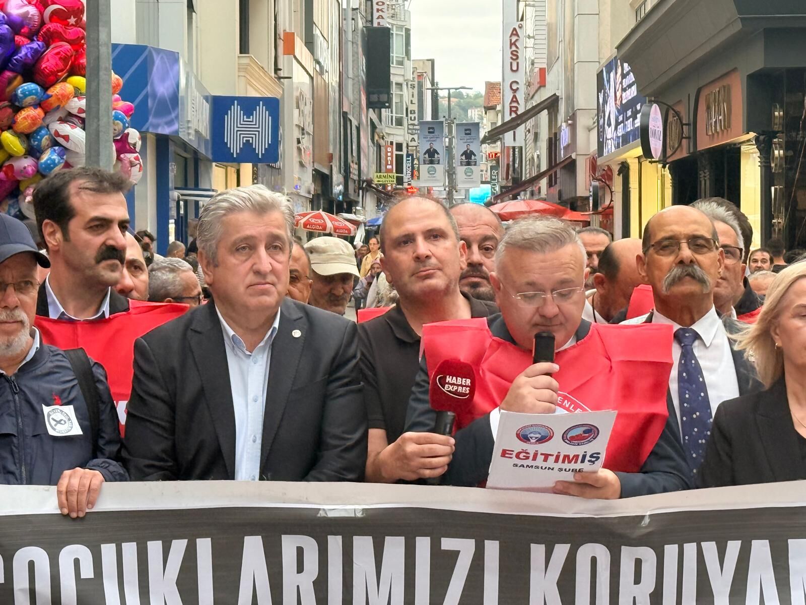 Samsun Haber: Yeni Parti Samsun Milletvekili Murat Çan, Eğitim-İş ile meydanda