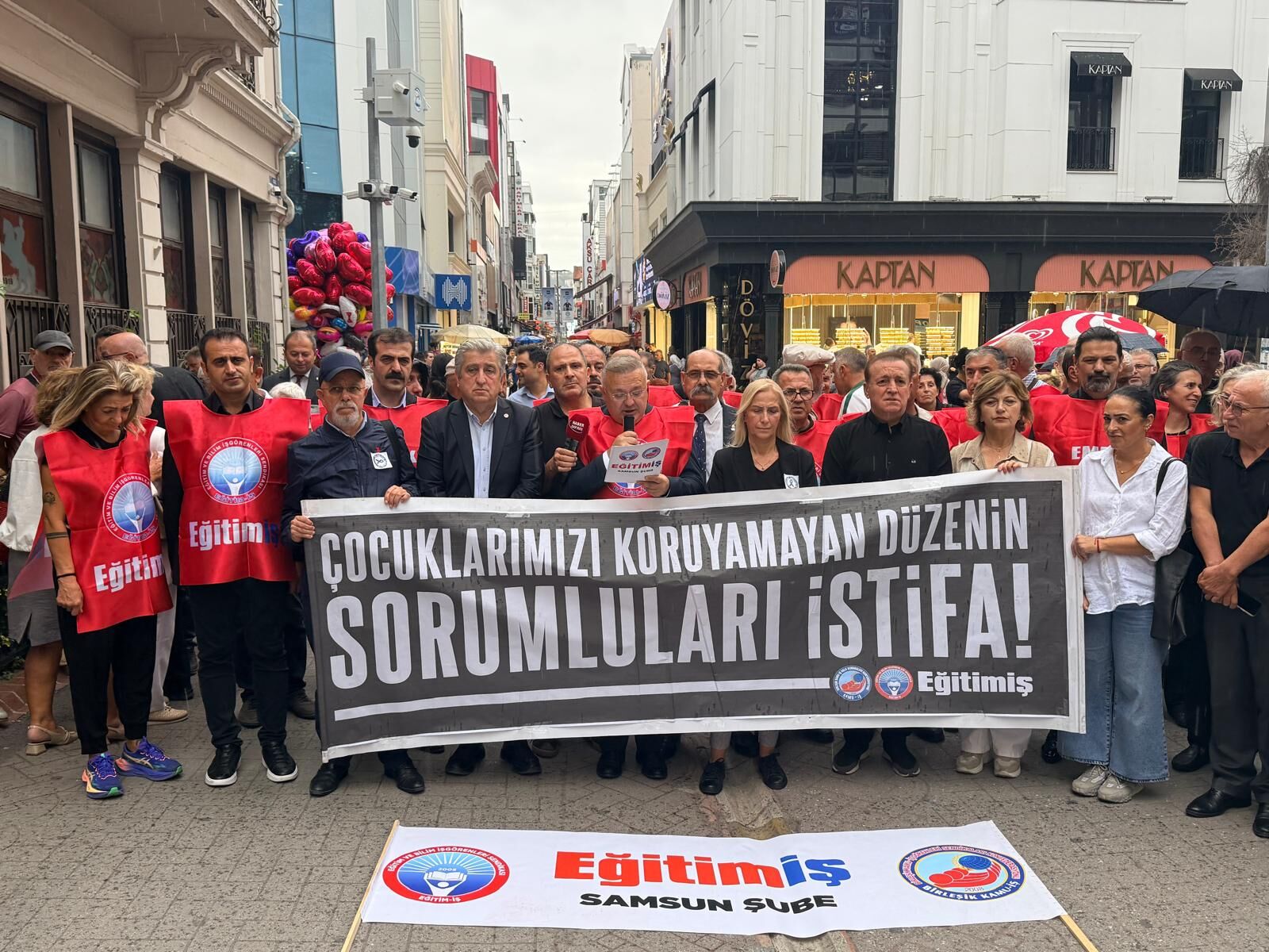Samsun Haber: Yeni Parti Samsun Milletvekili Murat Çan, Eğitim-İş ile meydanda