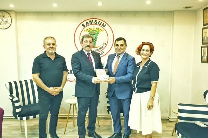 Vali Orhan Tavlı’dan Samsun Tabip Odası’na ziyaret