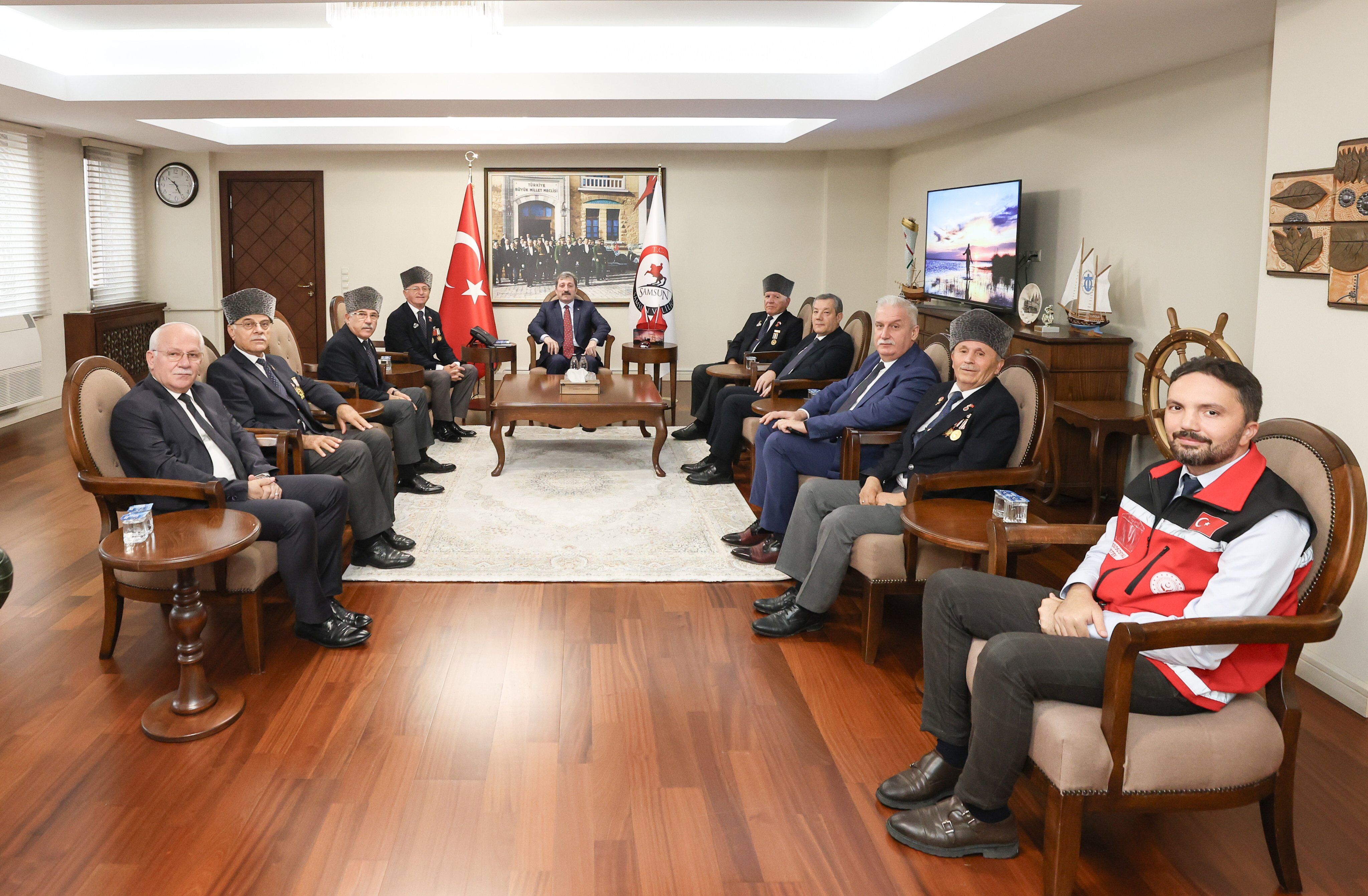 Samsun Haber: Samsun’da Gaziler Günü öncesi Vali Tavlı'ya anlamlı ziyaret