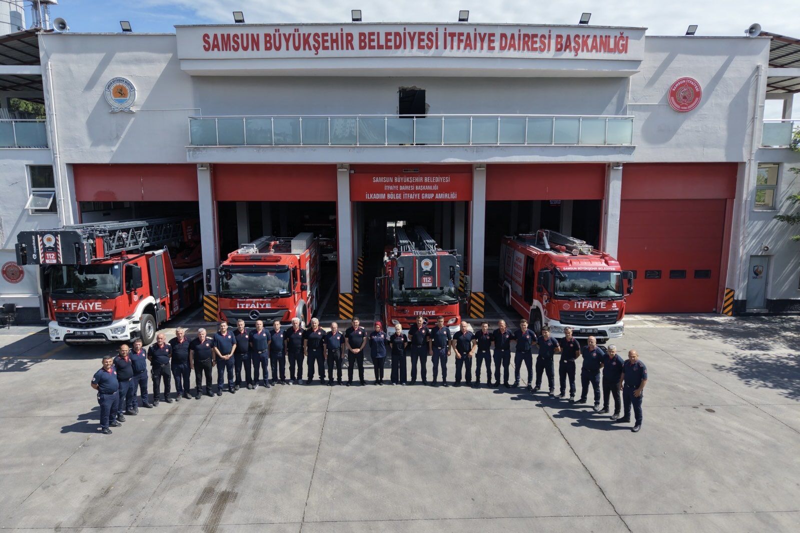 Samsun Haber: Samsun İtfaiyesinde 101. yıl gururu! Halit Doğan’dan teşekkür mesajı