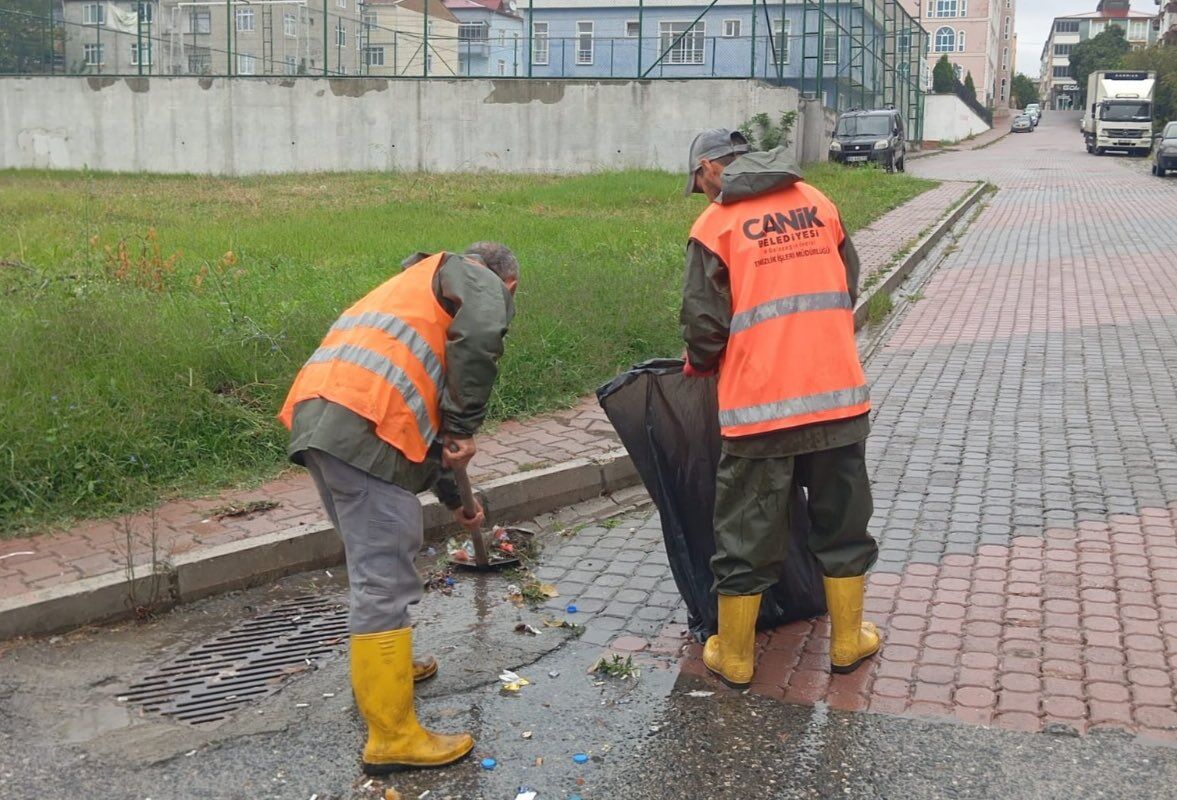 Samsun Haber: Canik’te olası su baskınlarına karşı önlem alınıyor!