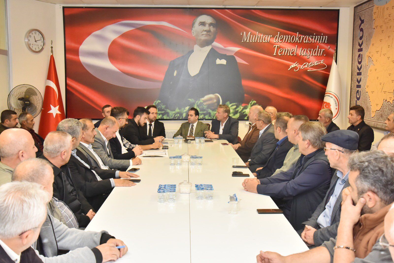Samsun Haber: Tekkeköy’de ortak akıl buluşması! Elektrik altyapısı gündemde