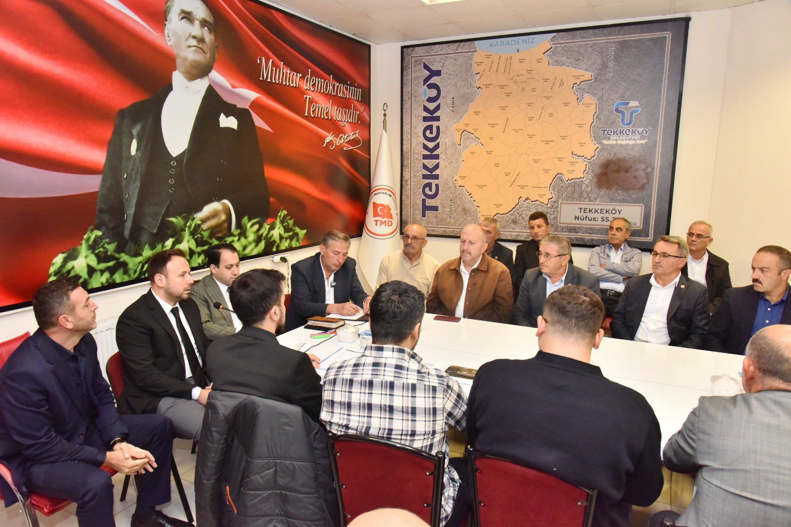 Samsun Haber: Tekkeköy’de ortak akıl buluşması! Elektrik altyapısı gündemde
