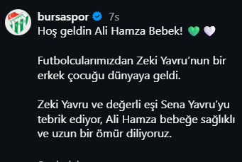 Samsunspor’un eski kaptanı Zeki Yavru ikinci kez baba oldu!