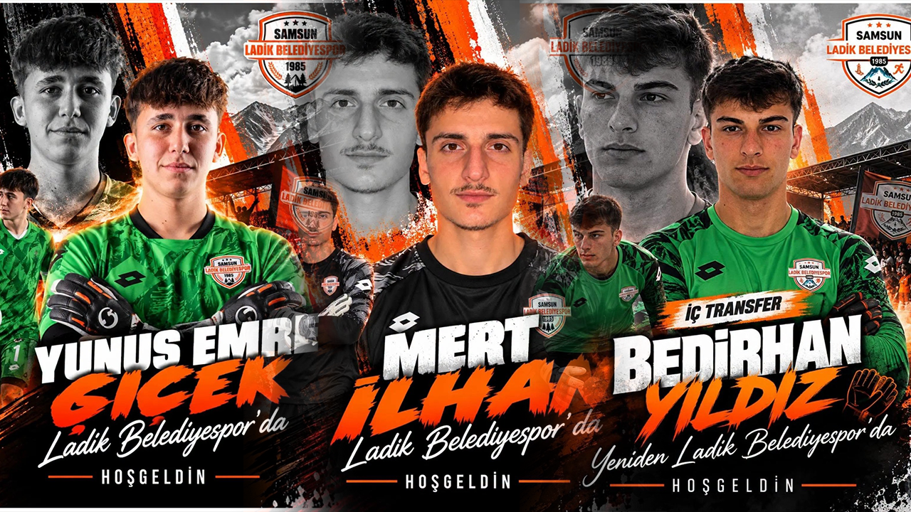 Ladik Belediyespor’dan kaleye 3 imza