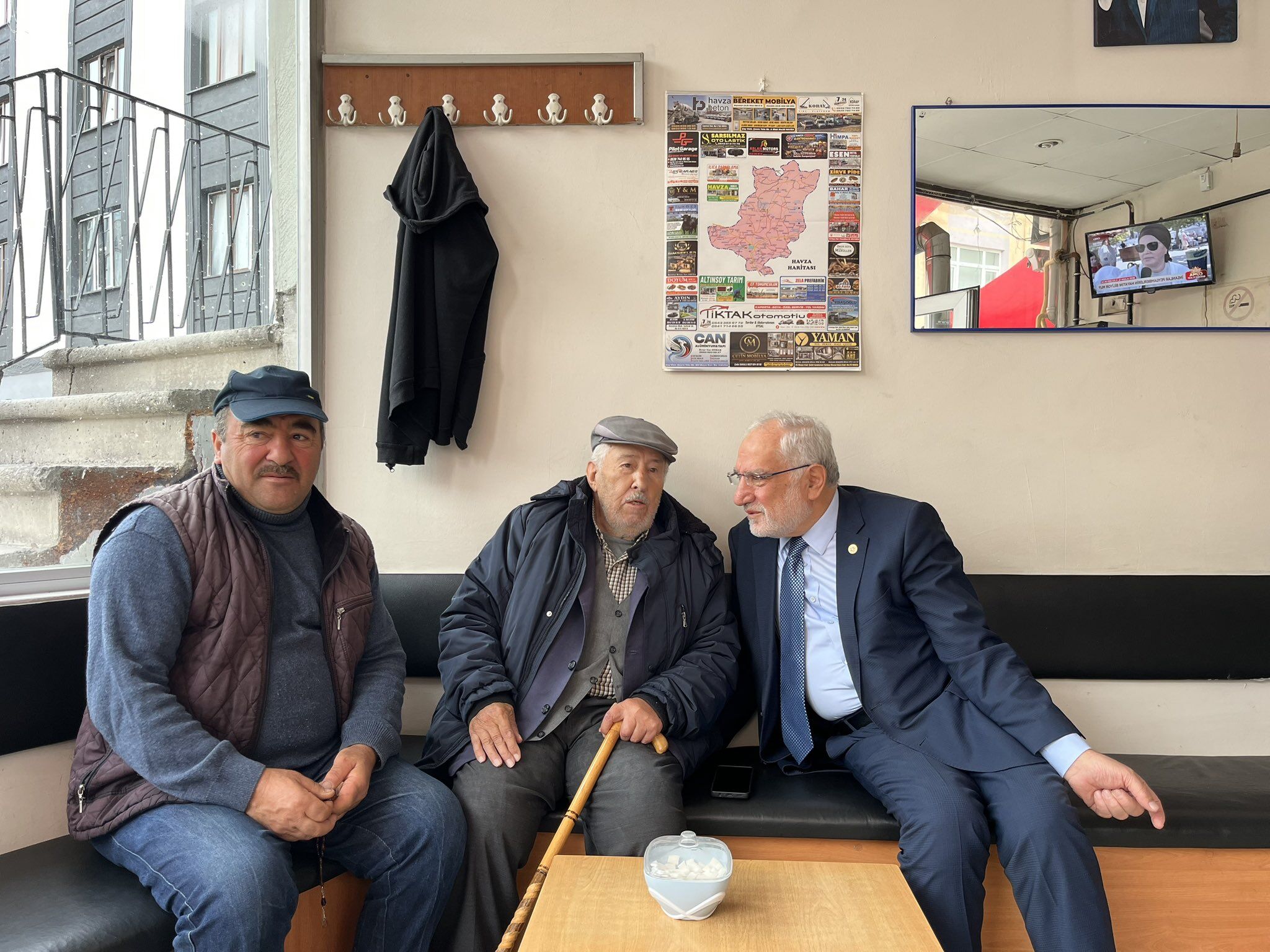 Samsun haber: Saadet Partili Mehmet Karaman Havza’da sel mağduru esnafı dinledi