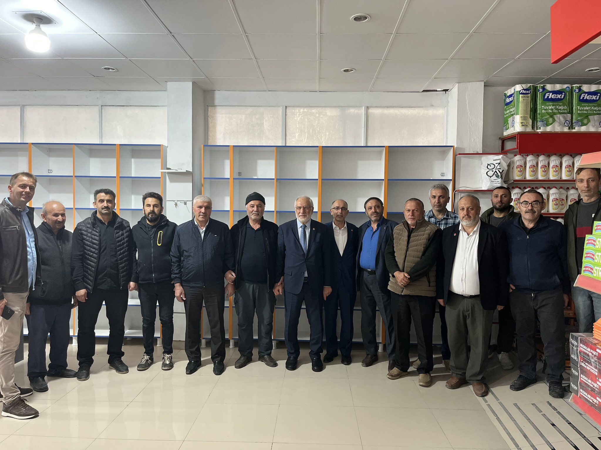 Samsun haber: Saadet Partili Mehmet Karaman Havza’da sel mağduru esnafı dinledi