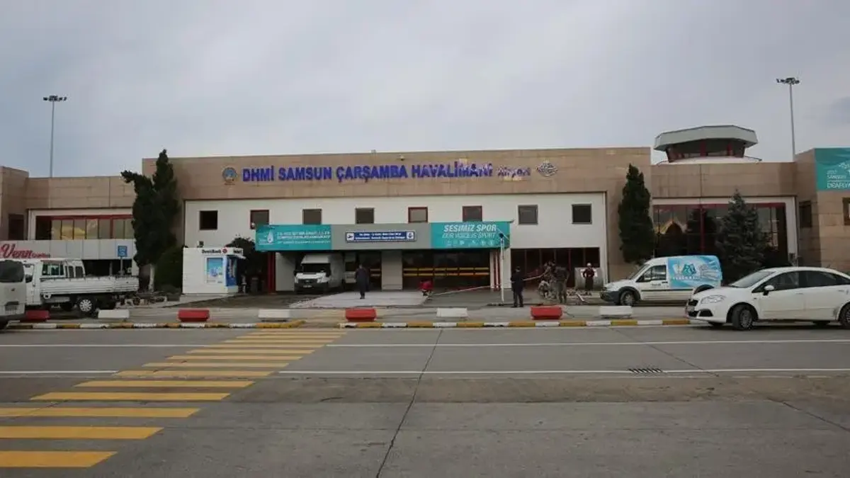 samsun haber... Samsun Çarşamba Havalimanı'nda dikkat çeken rakam!