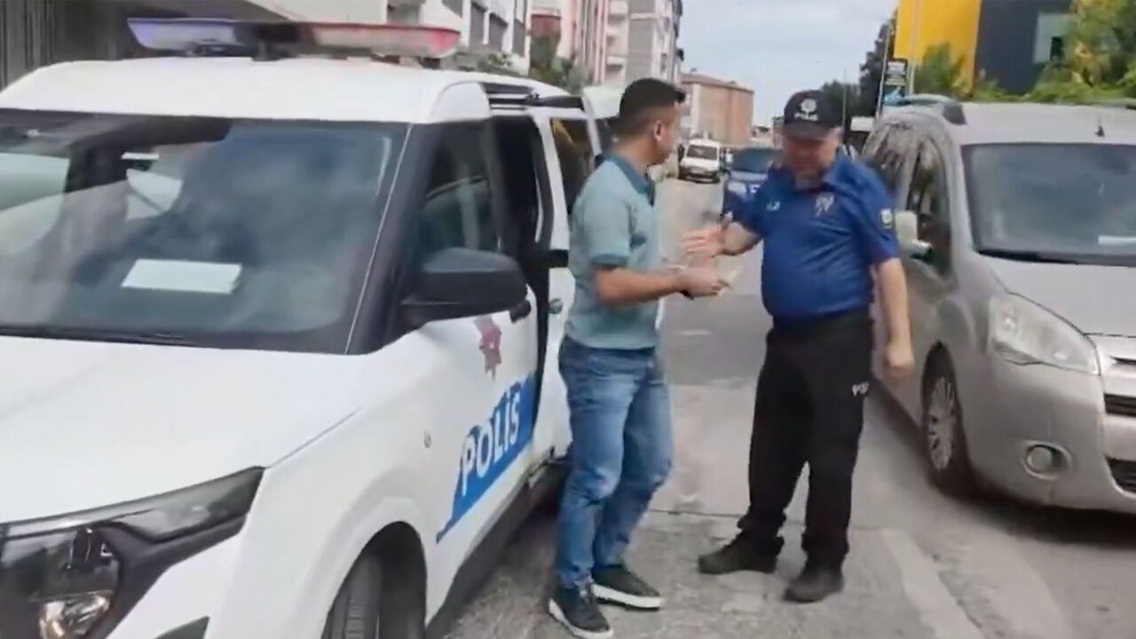 samsun haber Samsun'da sınav heyecanına ortak oldular! Polis ekipleri imdada yetişti