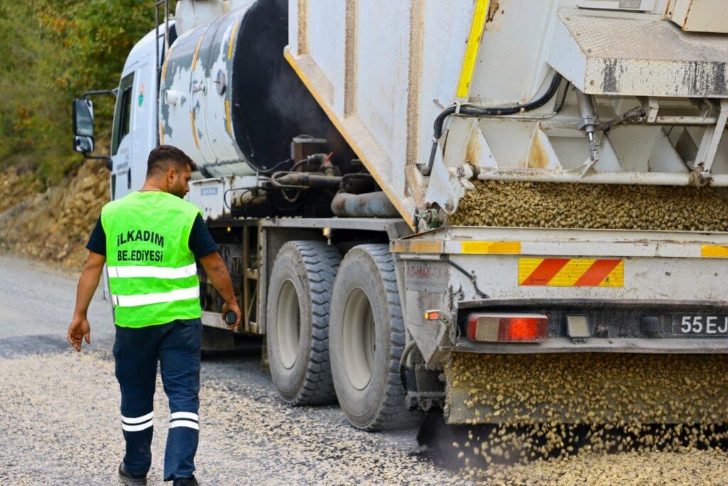 Samsun Haber Ilkadimin Kirsalinda Yol Hamlesi (3) 1024X683