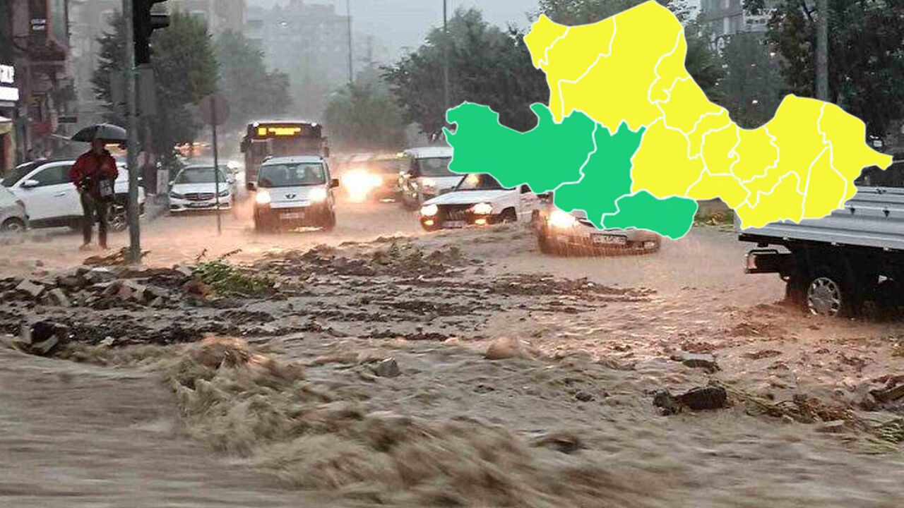 Meteoroloji Samsun’u uyardı! 14 ilçede sarı alarm