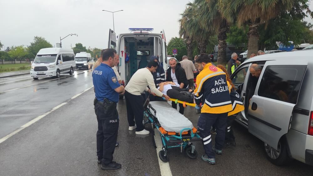 Samsun Haber: Samsun’da akşam saatlerinde korkutan motosiklet kazası