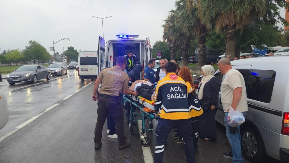 Samsun Haber: Samsun’da akşam saatlerinde korkutan motosiklet kazası