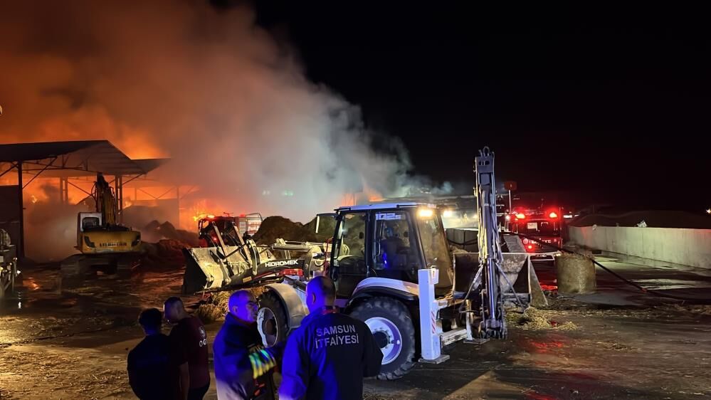 Samsun Haber: Samsun’da çiftlikte yangın! Ekipler sevk edildi