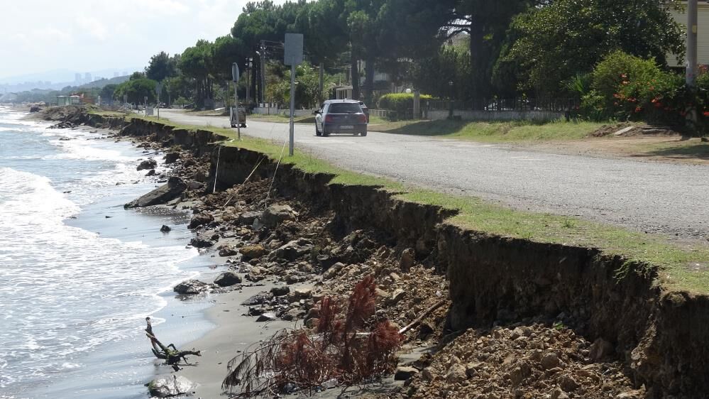 Samsun Haber: Samsun’da deniz karayı yutuyor: Yol ve yapılar tehdit altında