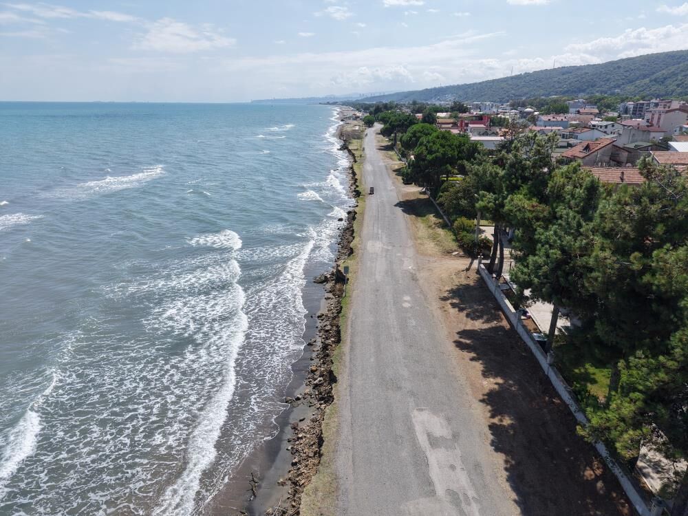 Samsun Haber: Samsun’da deniz karayı yutuyor: Yol ve yapılar tehdit altında