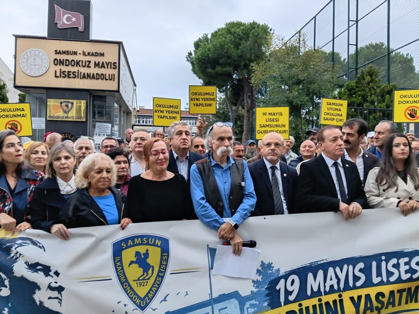 Samsun Haber: Samsun'da yıkım kararına karşı 19 Mayıs Lisesi önünde çağrı