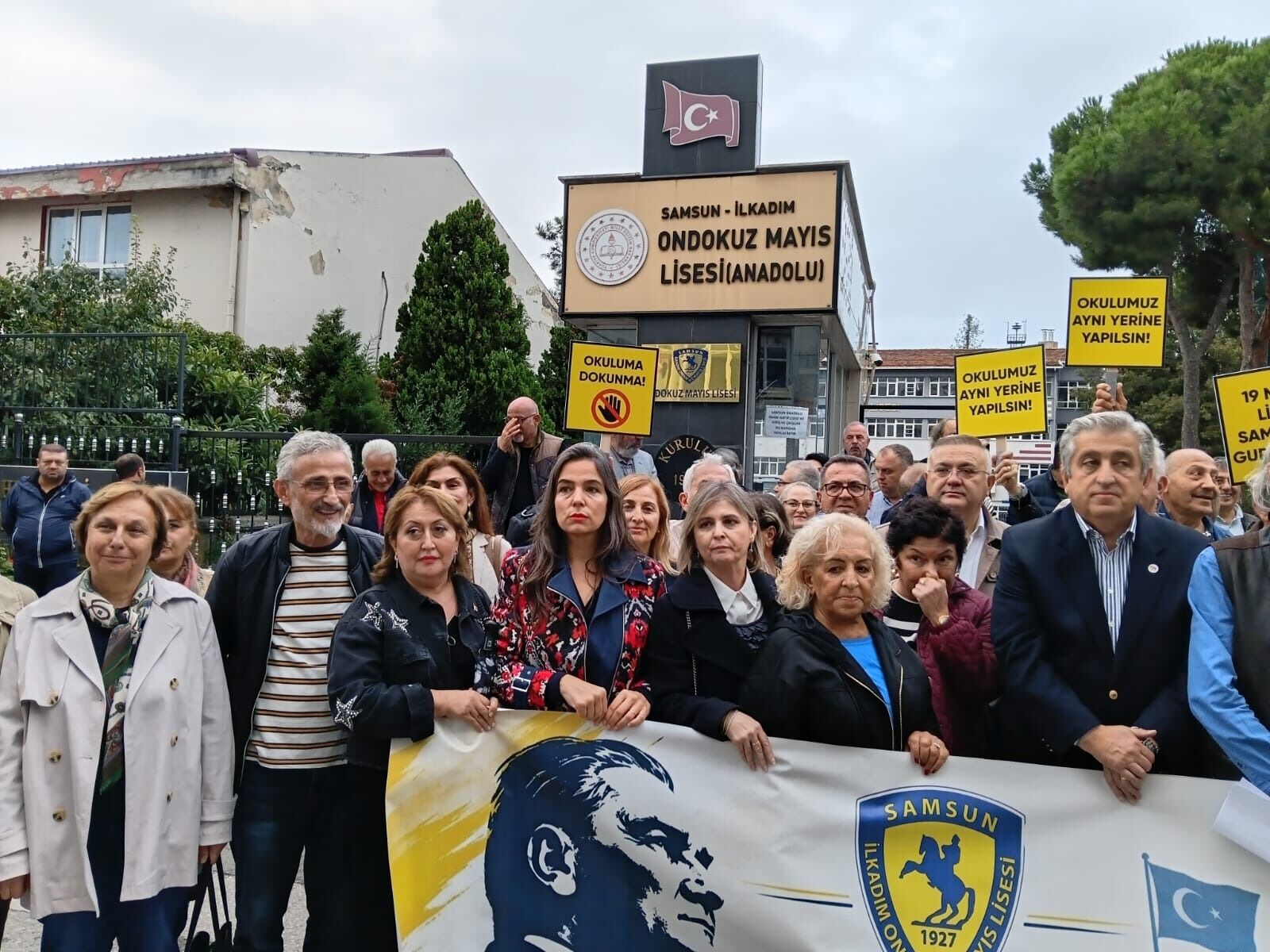 Samsun Haber: Samsun'da yıkım kararına karşı 19 Mayıs Lisesi önünde çağrı