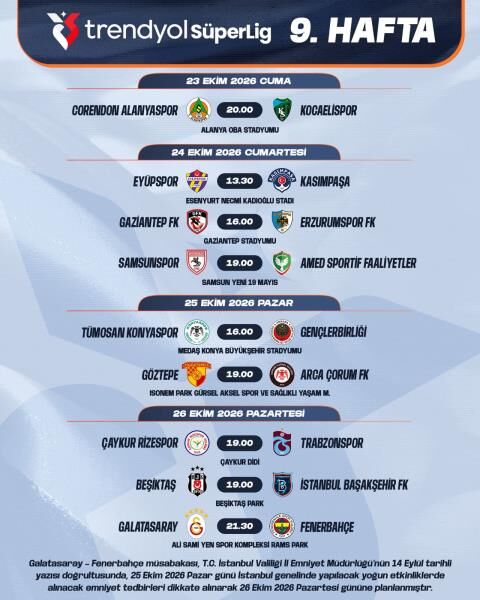 samsunspor haber Samsunsporun Trabzonspor Besiktas Ve Galatasaray Maclarinin Tarihi Belli Oldu 1280X720
