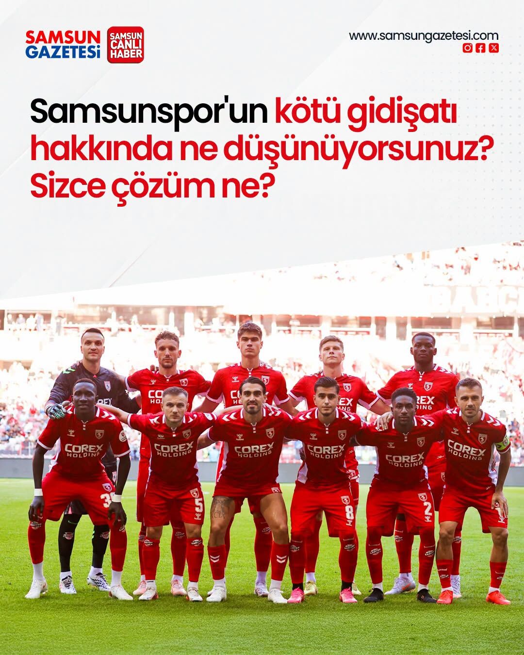 samsunspor haber samsunsporda Isler Neden Kotu Gidiyor Taraftar Acikladi