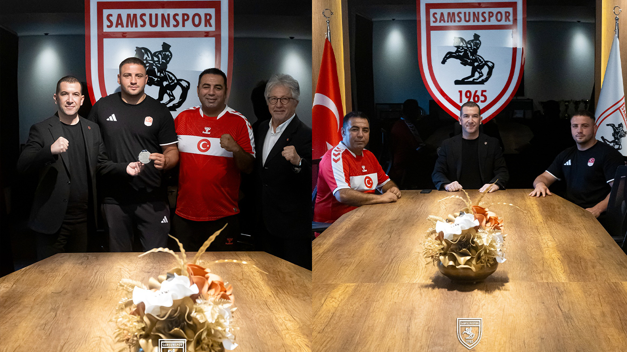 Samsunsporlu boksörden büyük gurur! Berat Acar’a gurur ödülü