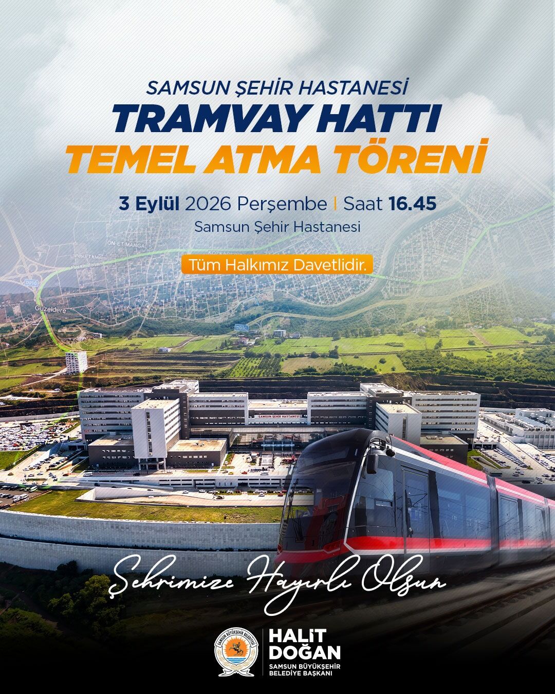 Samsun Haber: Samsun’da tramvay hattı için kritik gün! Temel yarın atılıyor
