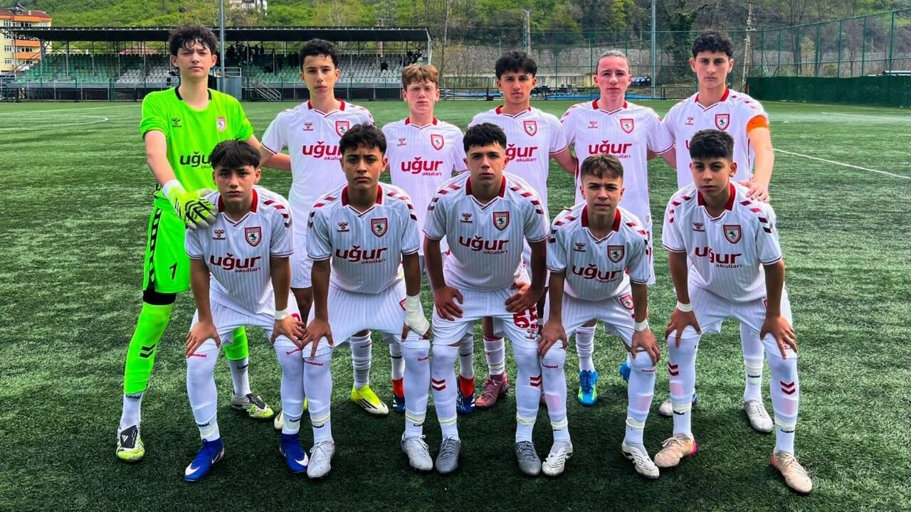 Samsunspor U14’ten galibiyetli prova