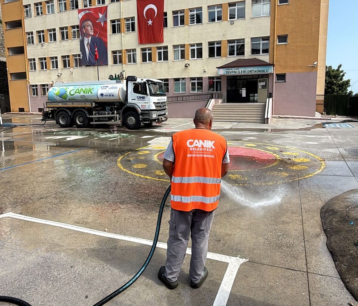 Samsun Haber: Yeni eğitim yılı öncesi Canik’te yoğun mesai