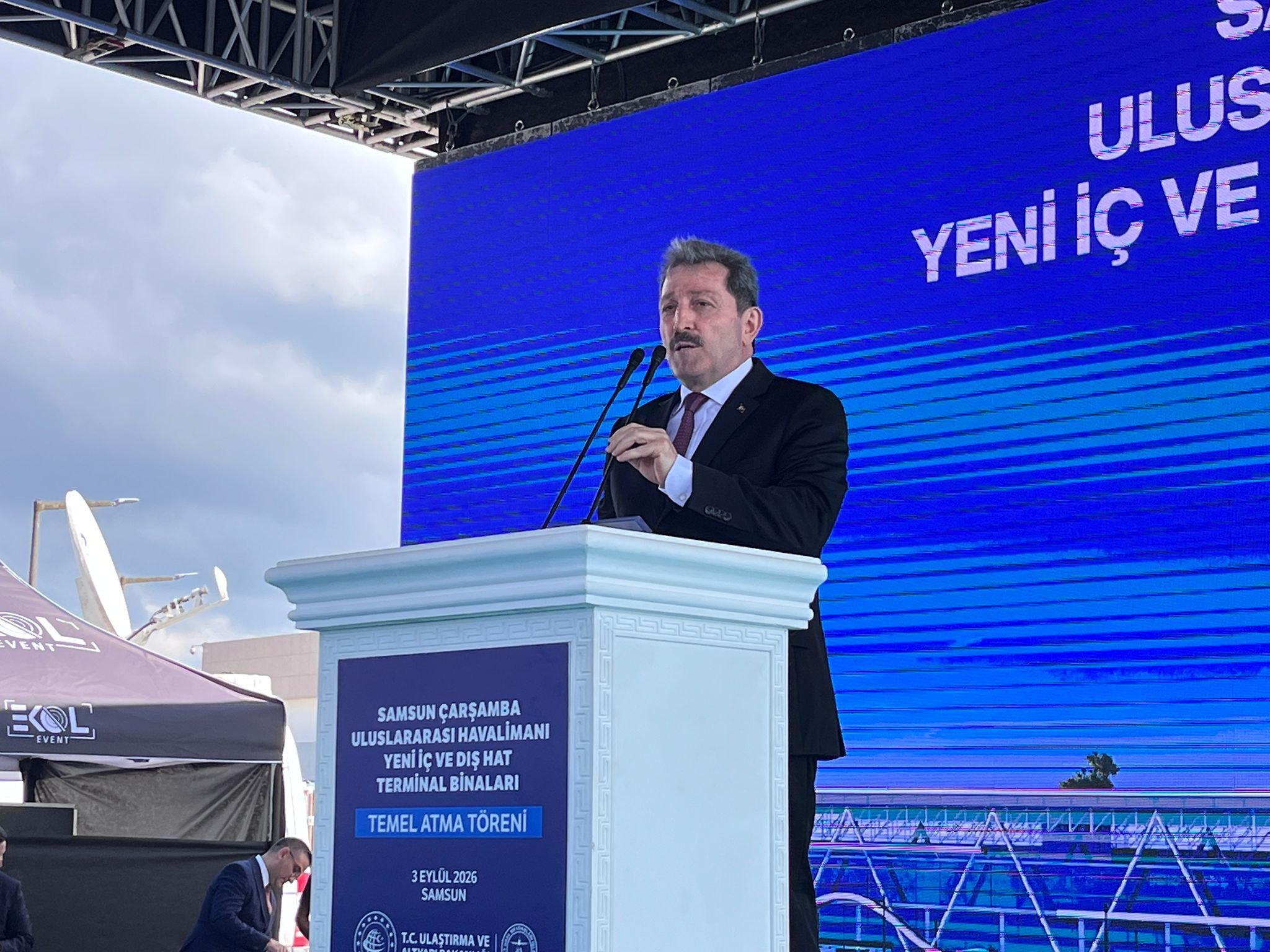 samsun haber: Samsun Çarşamba Havalimanı’nda yeni dönem: Terminalin temeli atıldı
