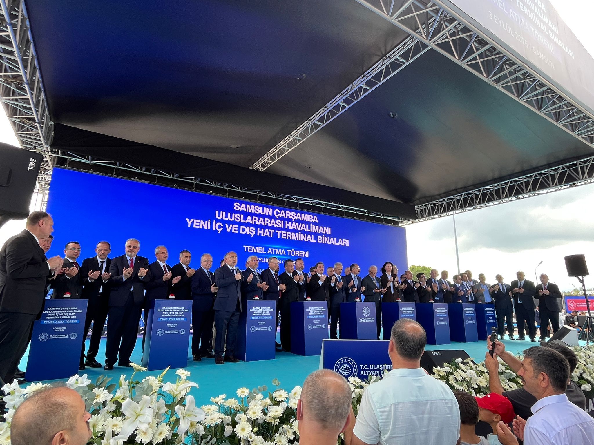 samsun haber: Samsun Çarşamba Havalimanı’nda yeni dönem: Terminalin temeli atıldı