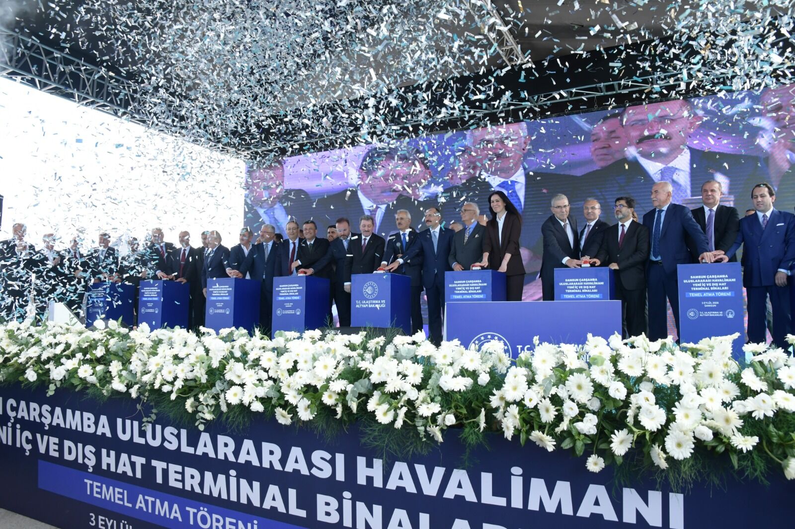 Samsun Çarşamba Havalimanı’nda yeni dönem: Terminalin temeli atıldı