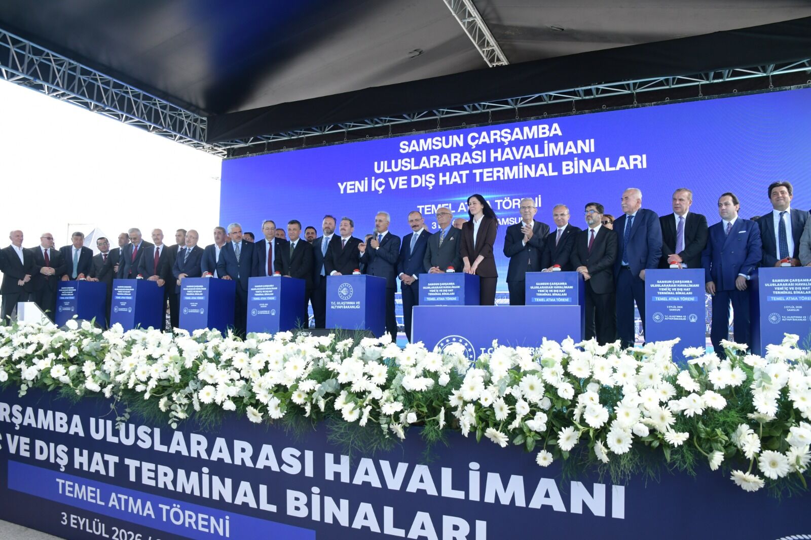 samsun haber: Samsun Çarşamba Havalimanı’nda yeni dönem: Terminalin temeli atıldı