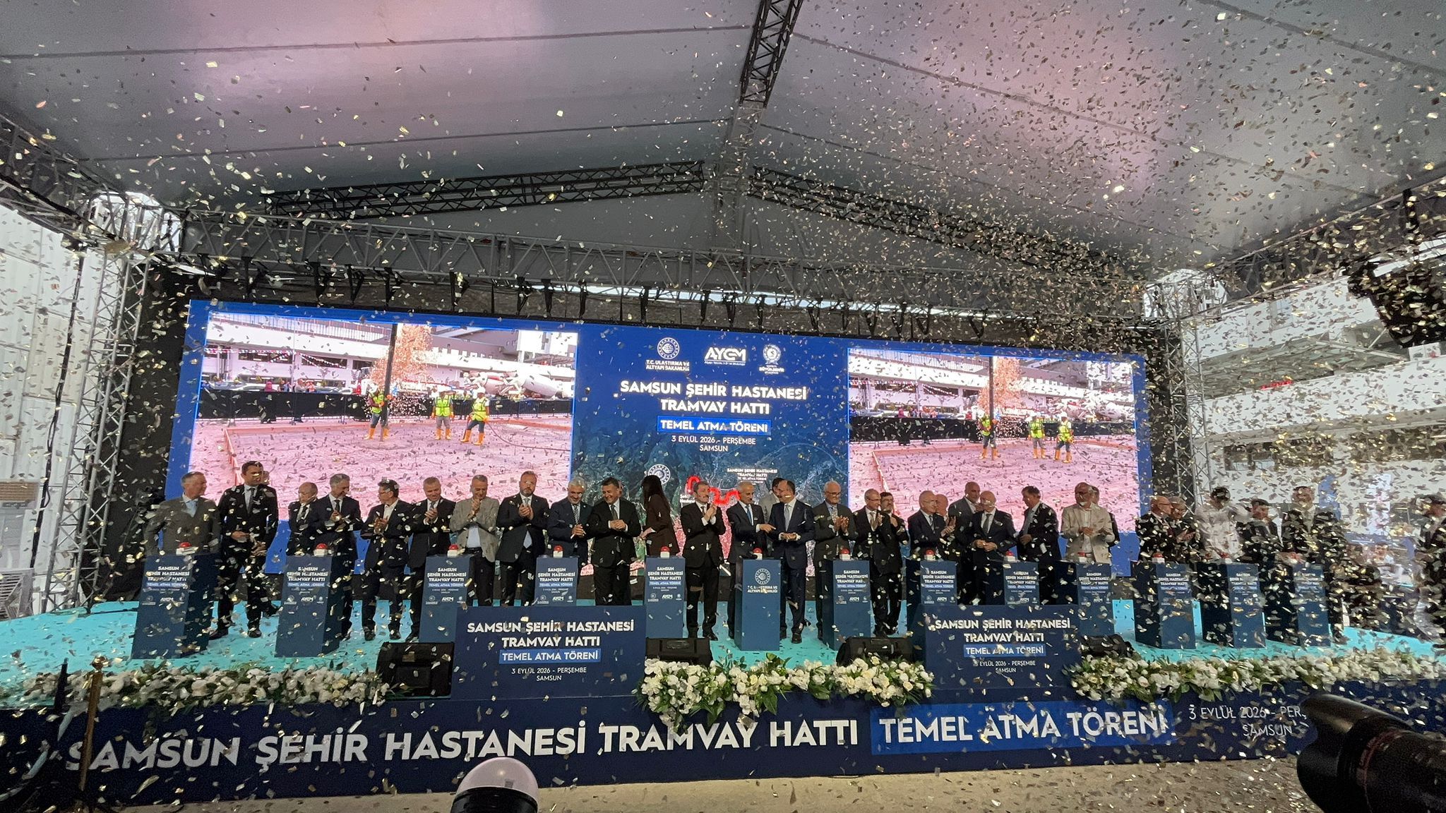 samsun haber: Samsun’da tramvay hattında tarihi adım! Şehir Hastanesi hattında ilk kazma