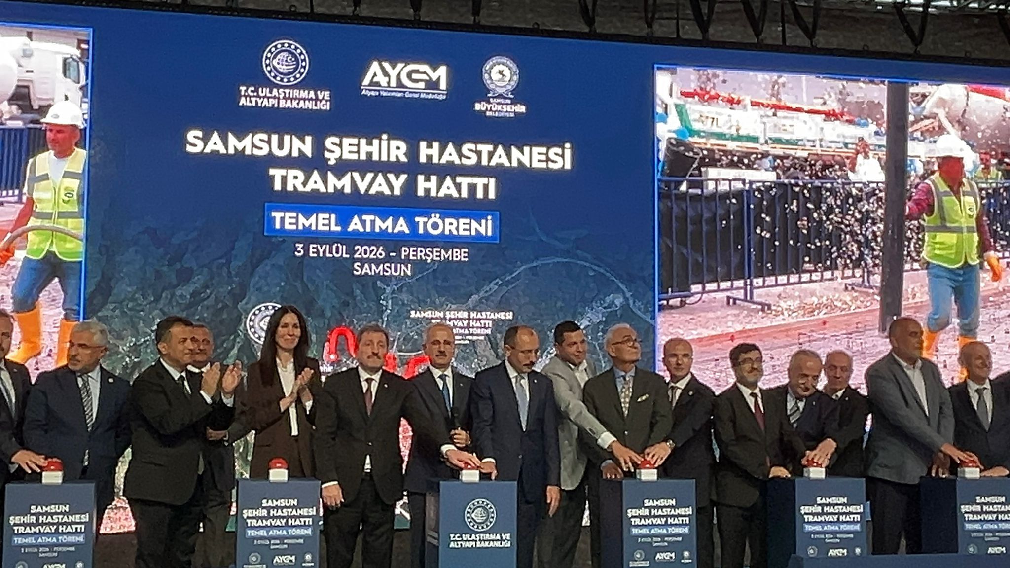 samsun haber: Samsun’da tramvay hattında tarihi adım! Şehir Hastanesi hattında ilk kazma