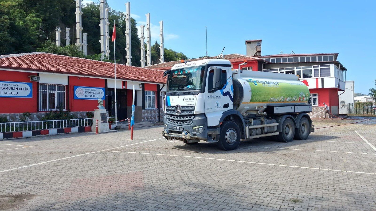 Samsun Haber: Tekkeköy'de okullar yeni döneme hazır