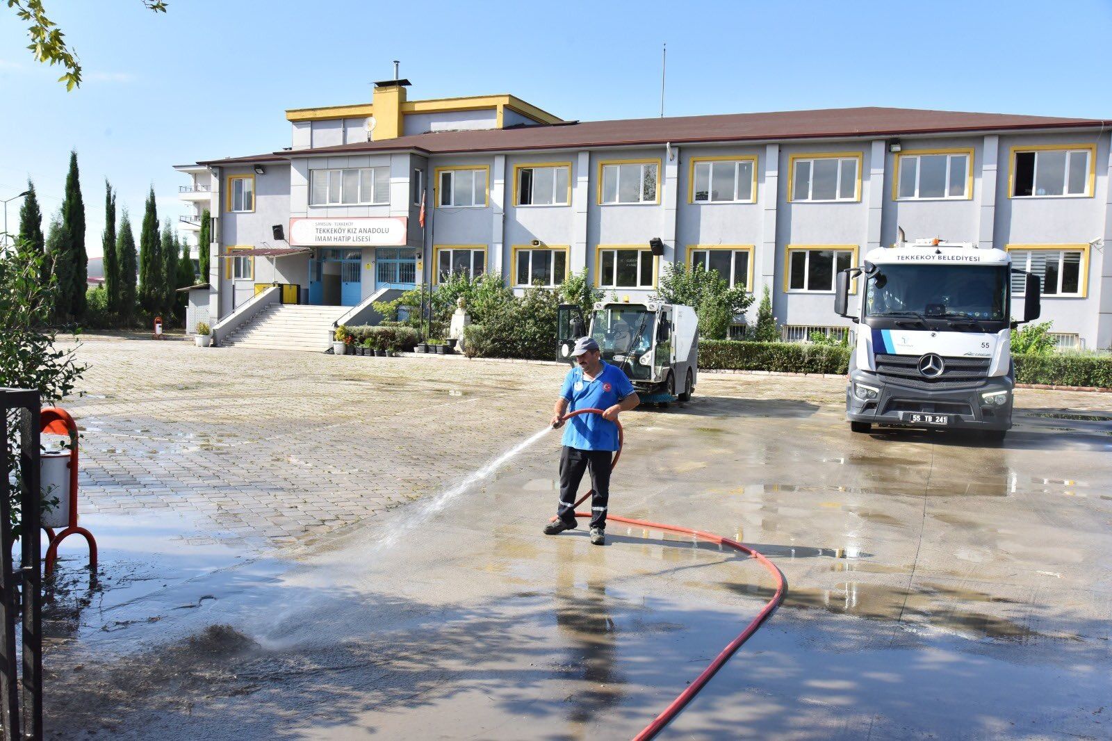 Samsun Haber: Tekkeköy'de okullar yeni döneme hazır