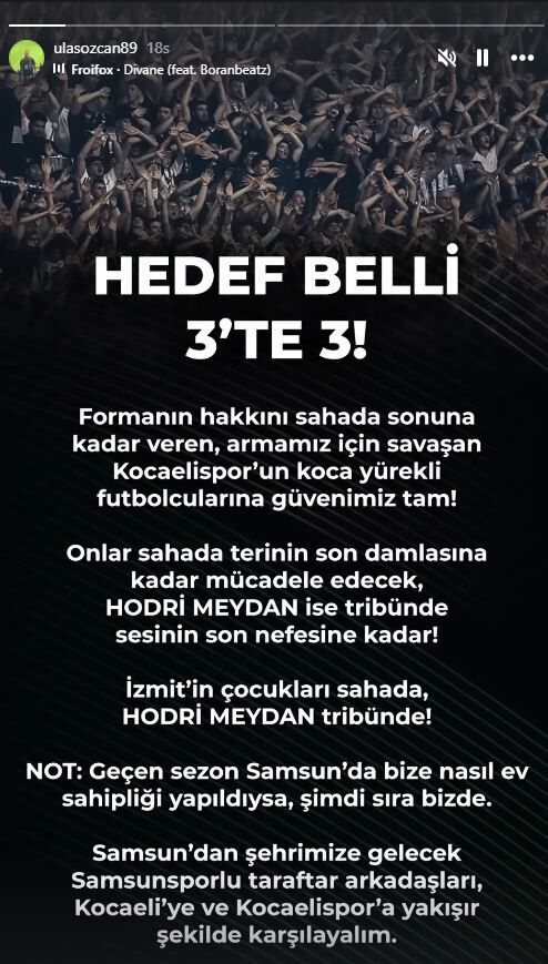 Samsunspor Haber: Samsunspor taraftarına dostluk mesajı!