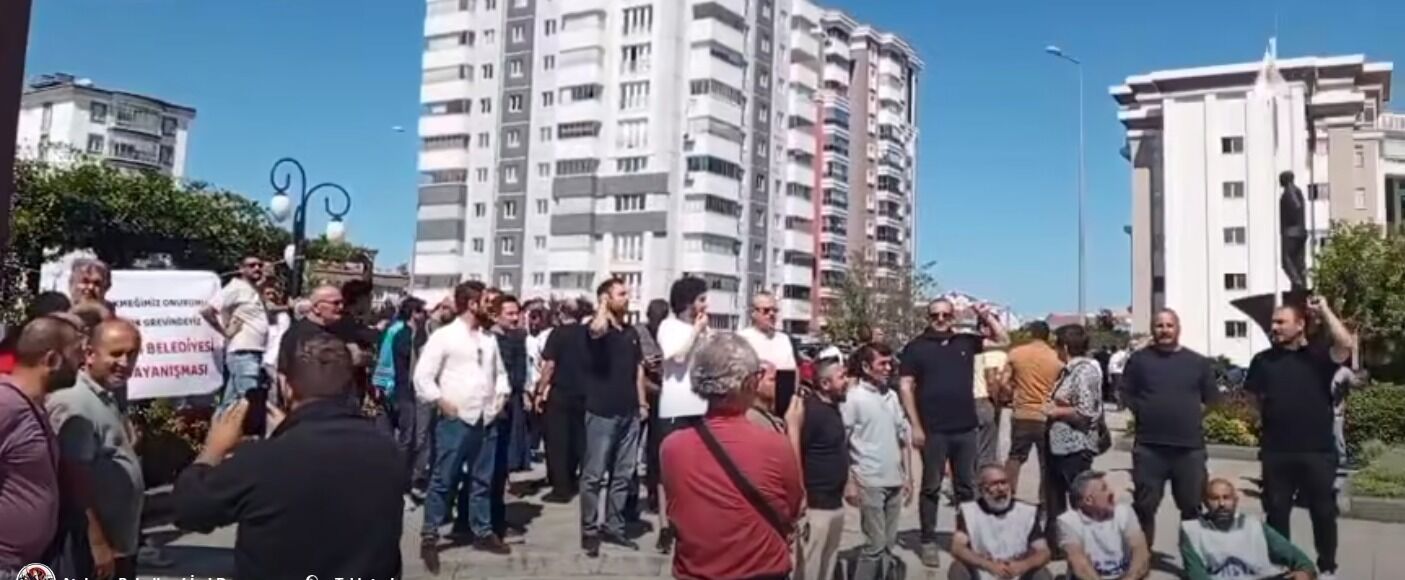 samsun haber... Atakum Belediyesi işçilerine mesai arkadaşlarından destek