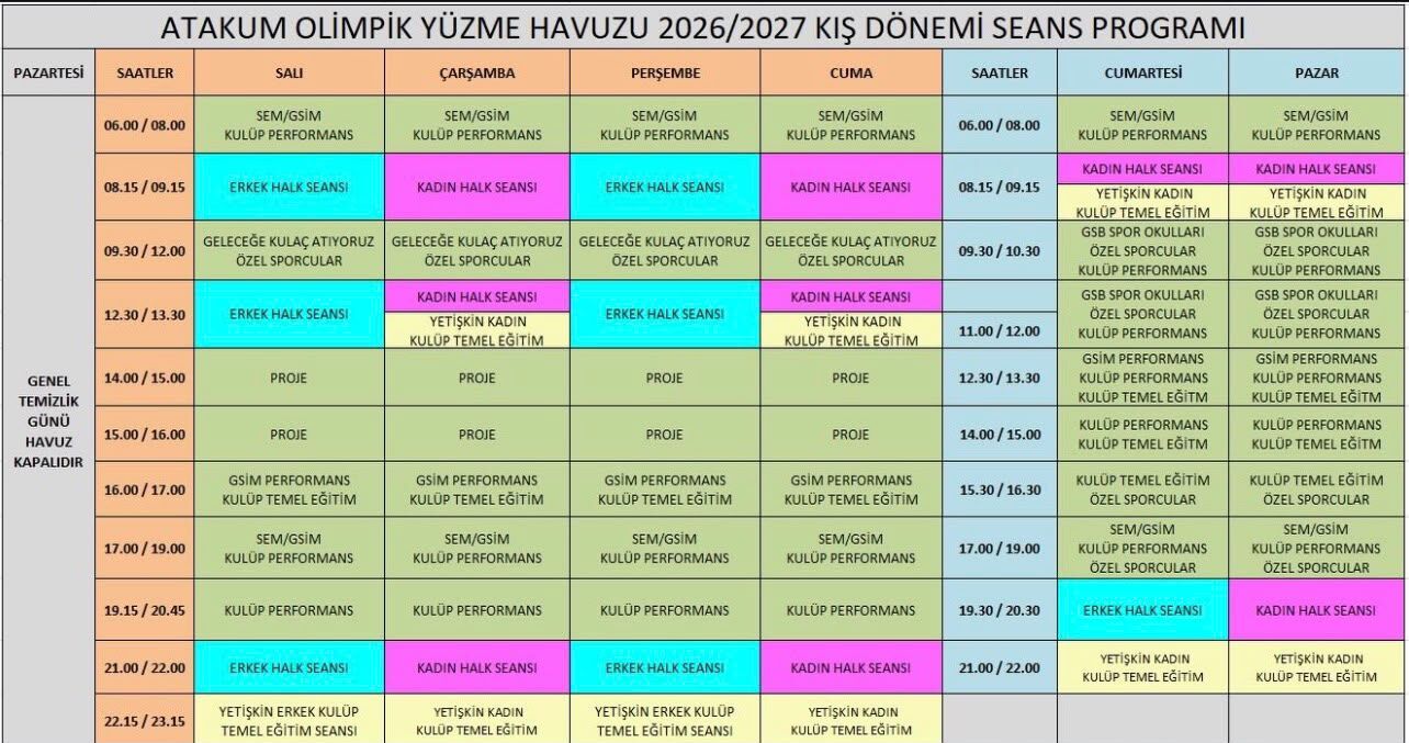 samsun haber: Samsun’da olimpik yüzme havuzu giriş ücretleri belli oldu