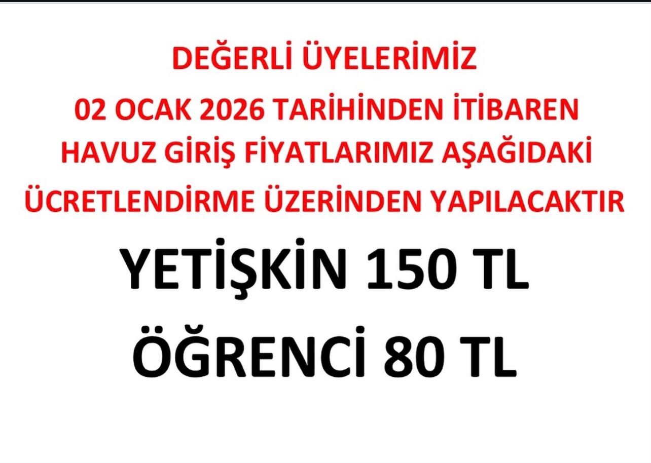 samsun haber: Samsun’da olimpik yüzme havuzu giriş ücretleri belli oldu
