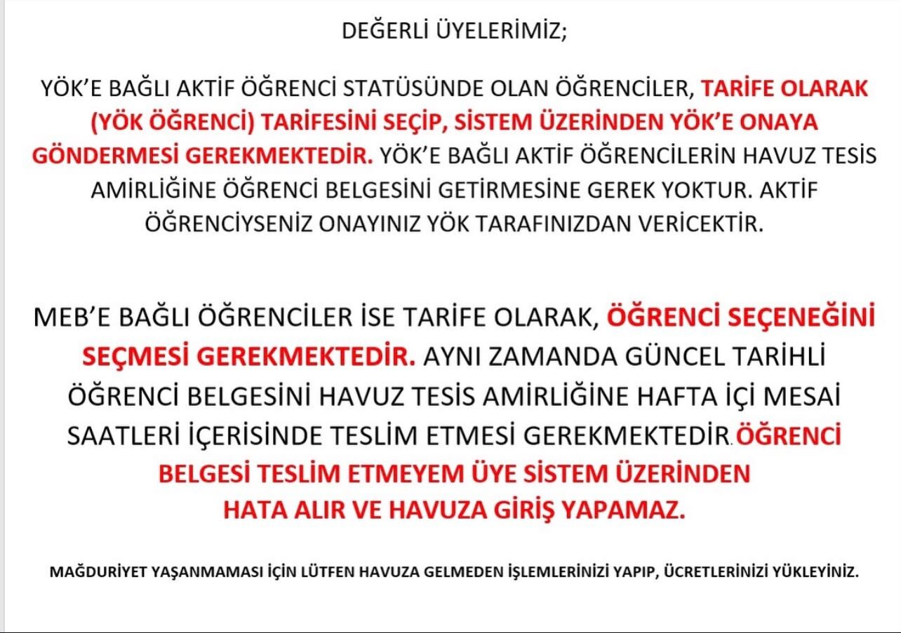 samsun haber: Samsun’da olimpik yüzme havuzu giriş ücretleri belli oldu