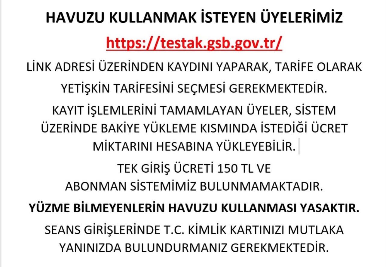 samsun haber: Samsun’da olimpik yüzme havuzu giriş ücretleri belli oldu