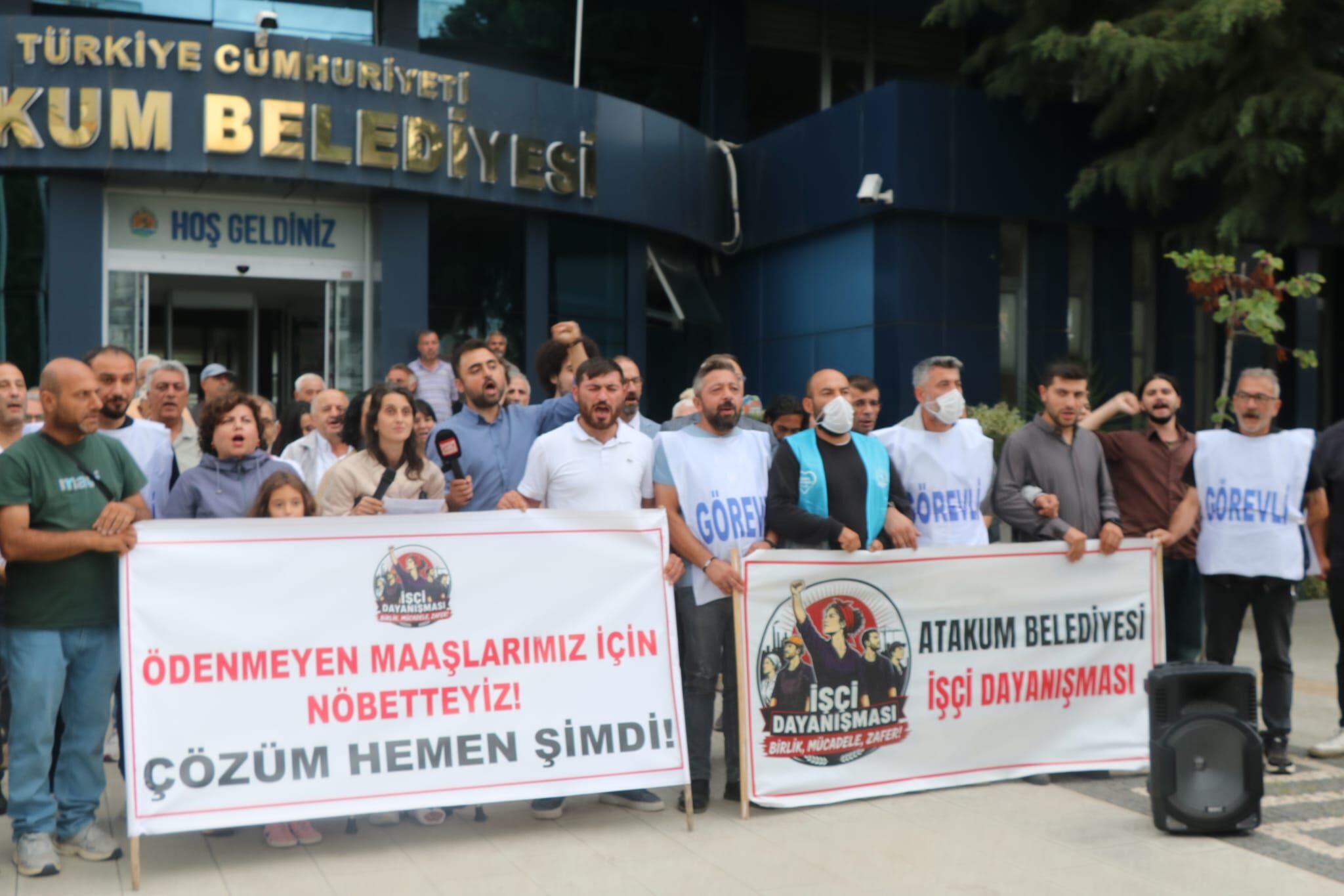 Samsun Haber: Atakum Belediyesi işçileri açlık grevini sonlandırdı: Nöbet sürecek!