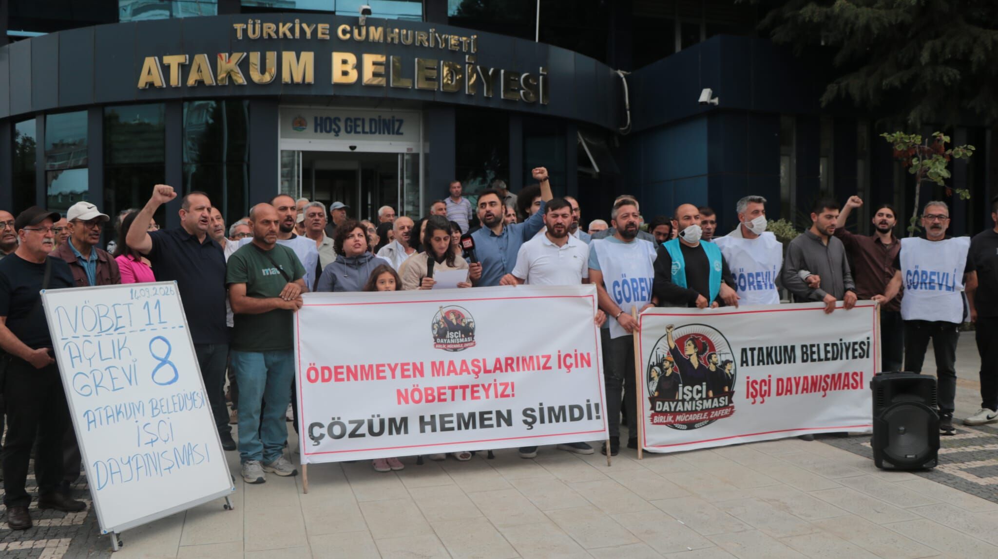 Samsun Haber: Atakum Belediyesi işçileri açlık grevini sonlandırdı: Nöbet sürecek!